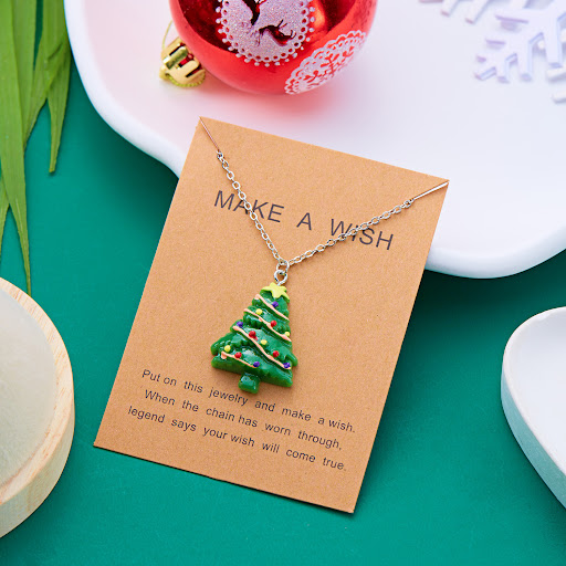Title 3, Womens Christmas Necklace Party Pendant – Eleg...