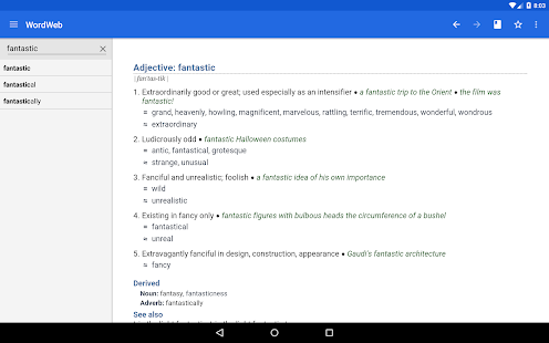   Dictionary - WordWeb- screenshot thumbnail   