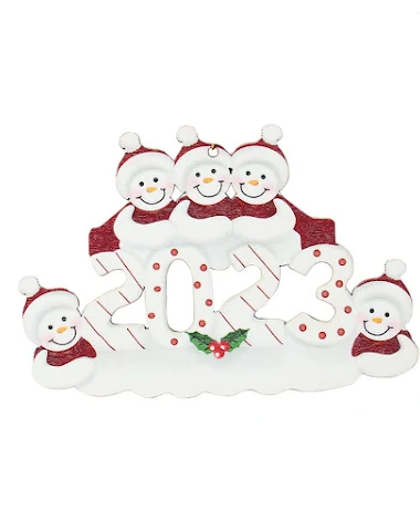 Acrylic Flat Christmas Tree Pendant - 0
