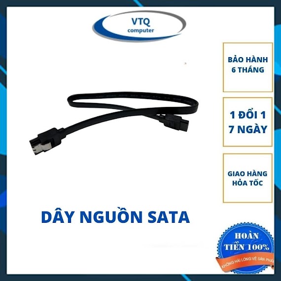 Dây Cáp Tín Hiệu Sata 3 - 6G/S Dây Sata 3, Sata Iii 6 Gbps Gắn Cho Ssd, Hdd Hàng Xịn New 100%