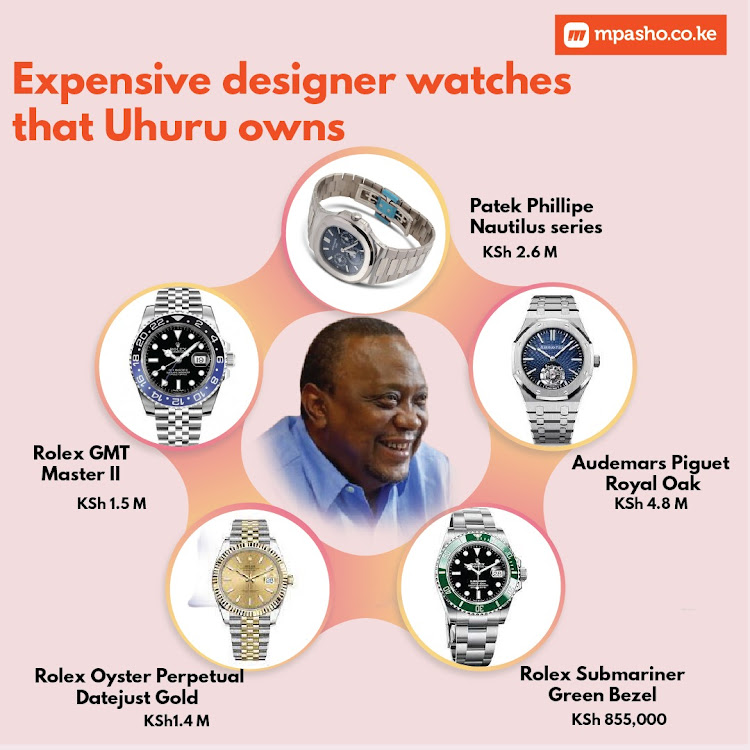 List of some of the expensive watches that President Uhuru owns