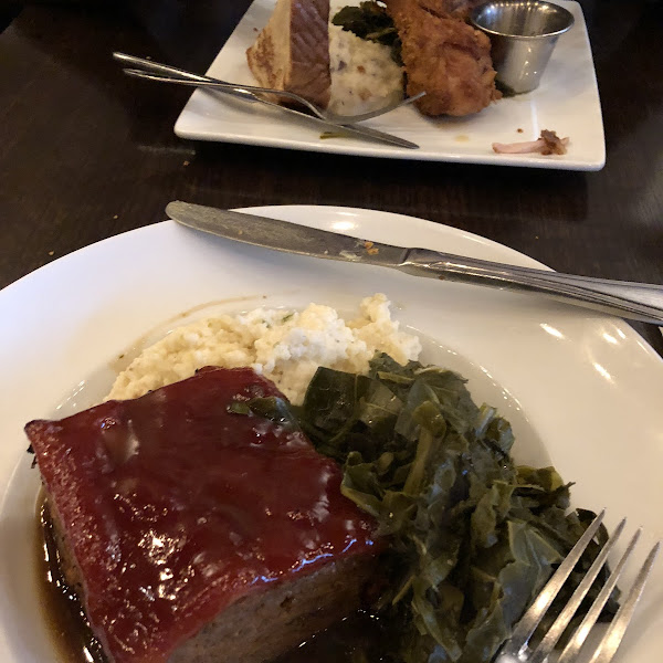 Fried Chicken & Southern Style Meatloaf