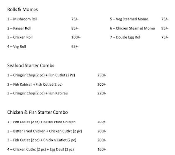 Bengali Dhekur menu 