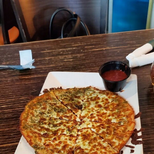 Pesto bread appetizer