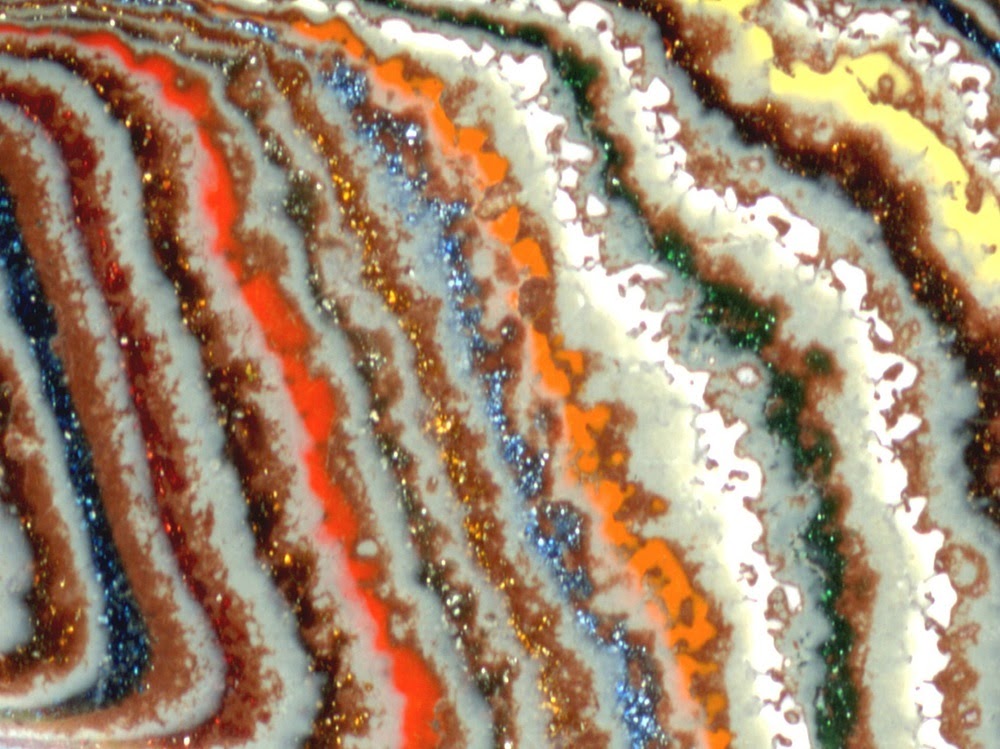 Fordite, as joias feitas com tinta