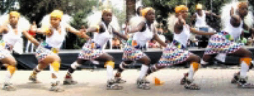 AGILE MOVES: Sakhile Cultural Group will perform at the festival. 24/03/09. © Sowetan.
