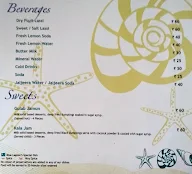 Blue Lagoons menu 5