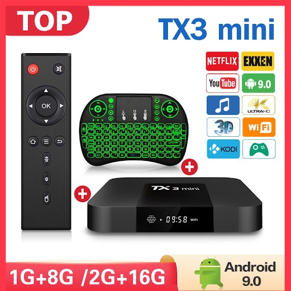 Tv Box Tx3 Mini Thông Minh Android 11.0 Tx3Mini 1+8G/2+16G Android Tv Box 4K Và Phụ Kiện