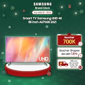 [Mã Elmall6 Giảm 6% Đơn 300K] Smart Tv Samsung Uhd 4K 50 Inch Au7000 2021