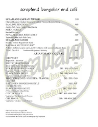 Scrapland Loungebar & Restaurant menu 5