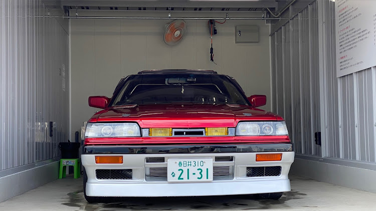 スカイラインの1ヶ月ぶりの洗車・1ヶ月ぶりに乗った・車検・ラパン・R31スカイラインに関するカスタム事例の投稿画像1枚目