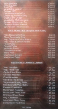 Apoorvas Sangeetha menu 7