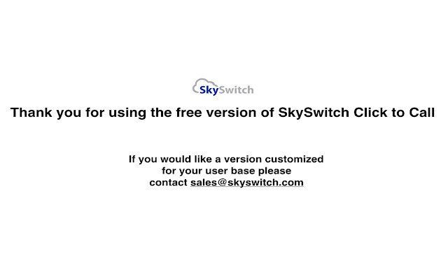 SkySwitch C2C