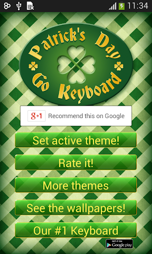 Patrick's Day GO Keyboard