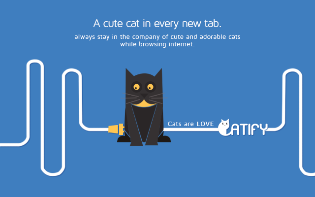 Catify - Cute cat in New Tab. Preview image 1