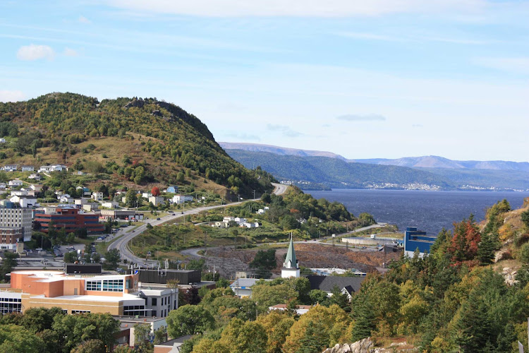 Overlooking the Bay of Islands in Newfoundland, Canada. 