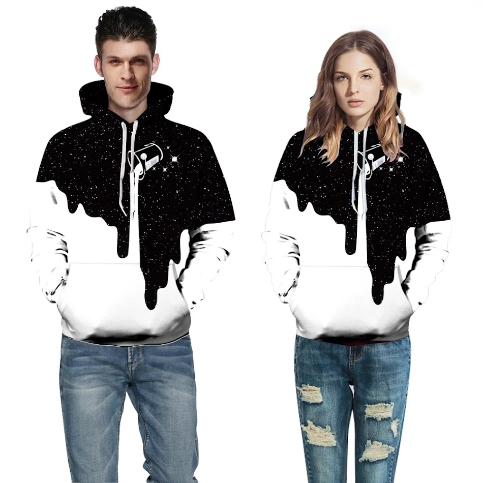 .3D Imprimer Halloween Lait Pull À Capuche Pour Femmes Hommes Causa