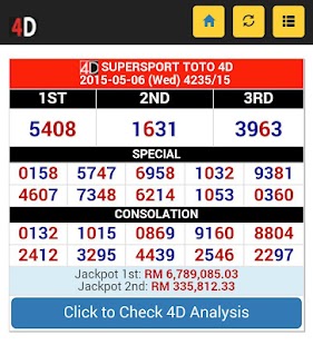 Live 4D Result Screenshots 2