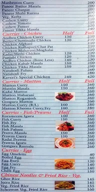 Sri Kaveri's Family Restaurant menu 8