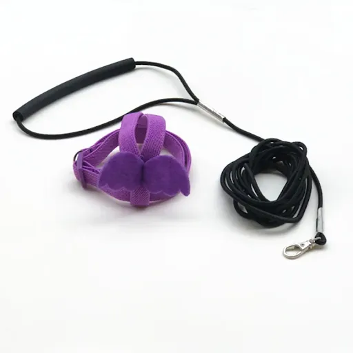Long Cable Bird Harness Leash Anti-Bite Training Rope Decorative Lightweight Parakeet Parrot Vest Rope for Bird
