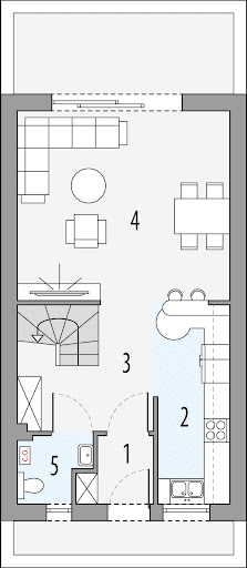 Emilka 2 - Rzut parteru