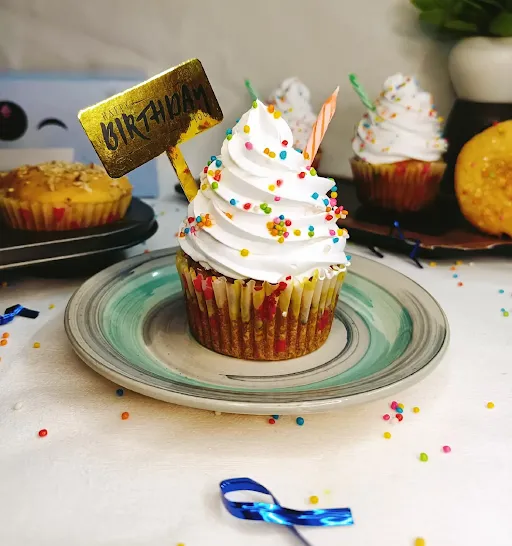 Birthday Sprinkle Cupcake