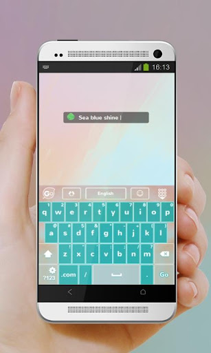 免費下載個人化APP|Sea blue shine GO Keyboard app開箱文|APP開箱王