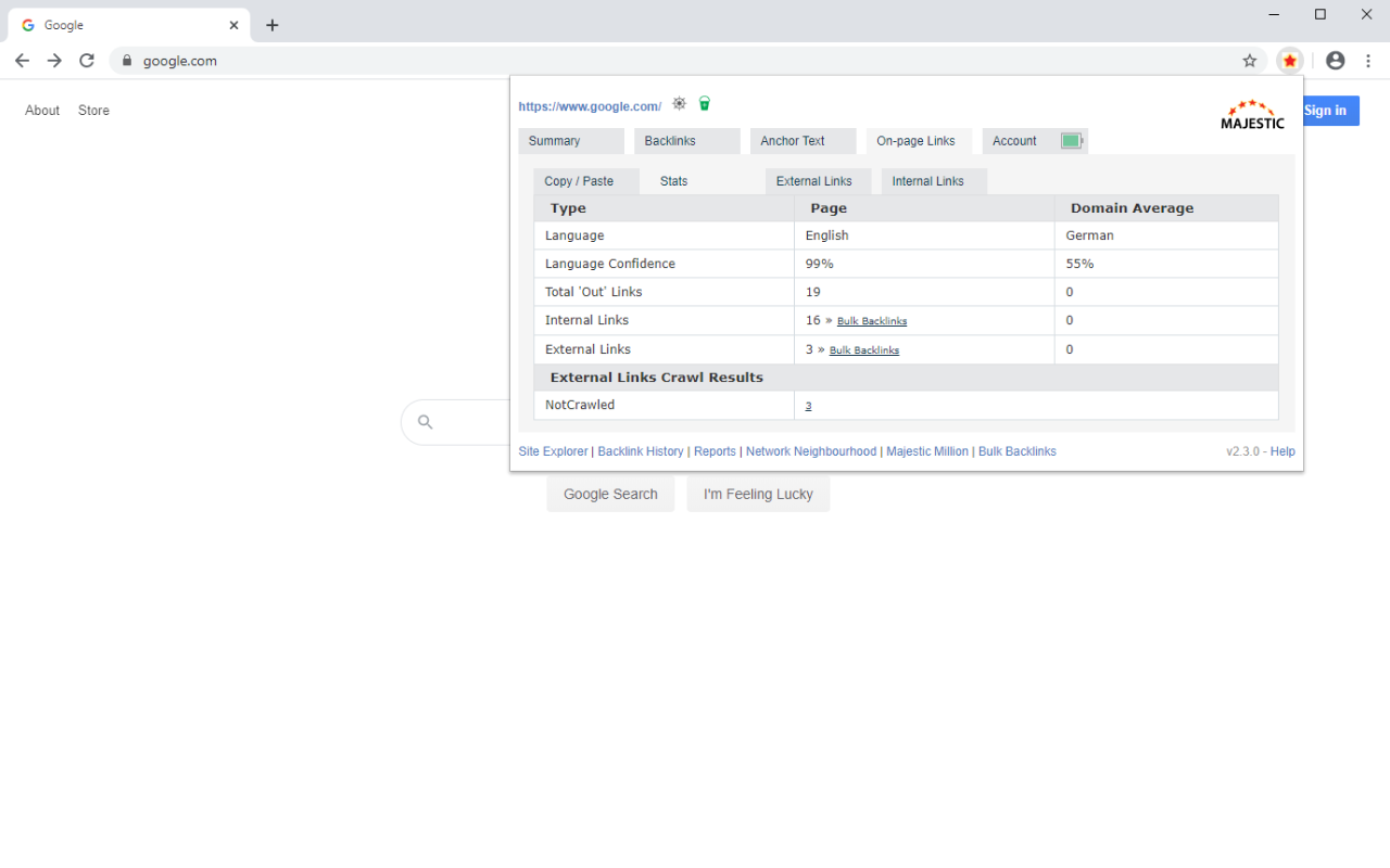 Majestic Backlink Analyzer Preview image 6