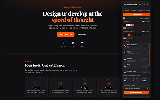 Webstractor screenshot 1