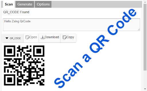 Zxing QrCode