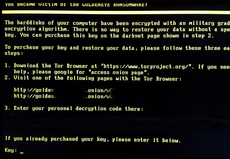 goldeneye ransomware