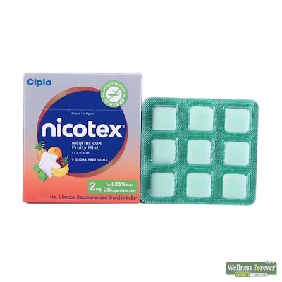 Nicotex 4mg S/F Fruity Mint Flav Gums 9's
