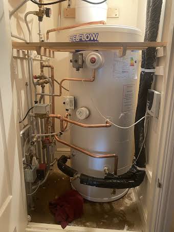 Pressurised hot water cylinder replacement  album cover