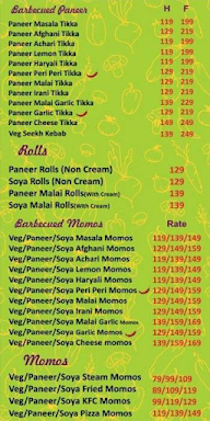 Madhu's Hungger Care menu 2