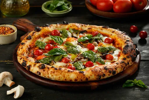 Naples - Garden Vegetable Pesto Fusion Pizza