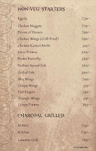 Barkaas Indo - Arabic Restaurant menu 2