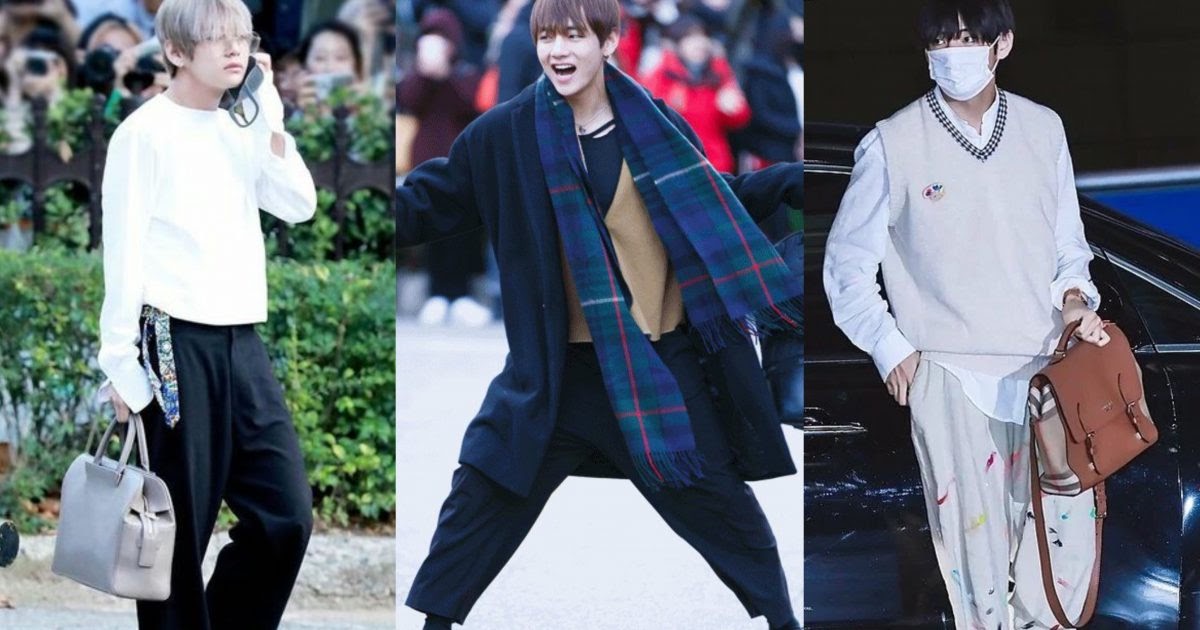 10+ Times BTS's V Taught Us The Trendiest Ways To Style Baggy Pants ...