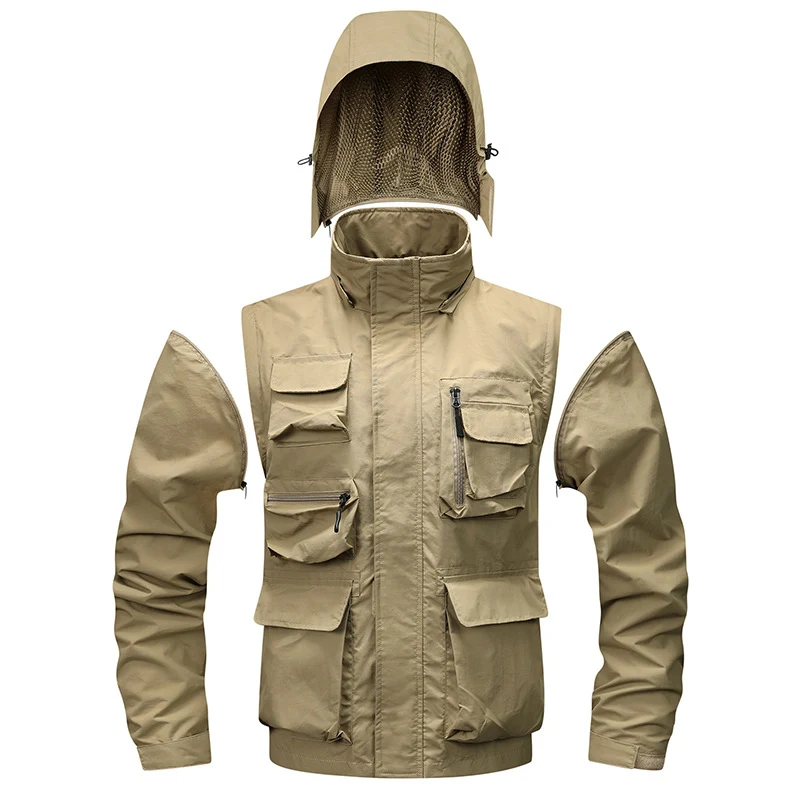 Çok cepli, rüzgar geçirmez, bol kesim, günlük outdoor iş ceketi. Açık hava aktiviteleri ve işleriniz için konforlu ve kullanışlı.