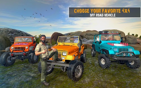 Offroad ekstrim 4 x 4 Jeep Racing Simulator 2018 1.0 APK + Mod (Uang yang tidak terbatas / Tanpa iklan) untuk android