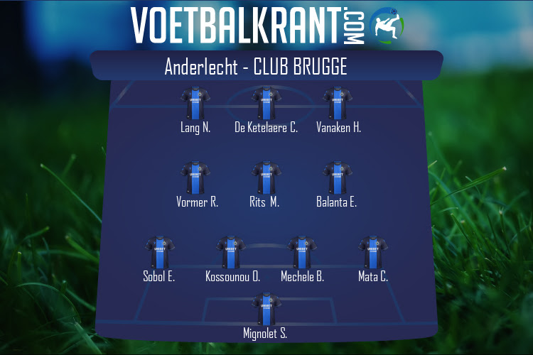 Opstelling Club Brugge | Anderlecht - Club Brugge (20/05/2021)