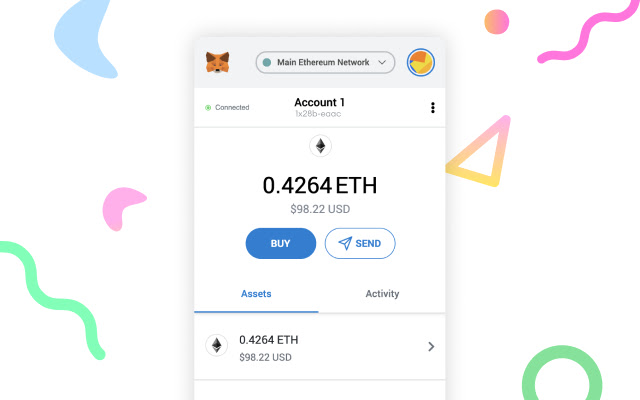 MetaMask extension buy send