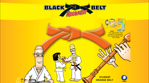 Black Belt Recorder Orange i