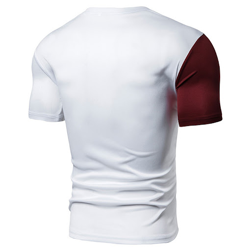 Title 9, Mens short-sleeved T-shirt with stitching, fea...