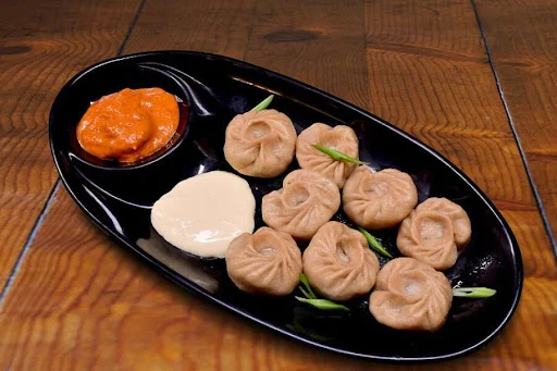 Veg Steam Momos [8 Pcs]