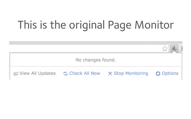 Page Monitor chrome extension