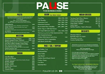 Pause menu 