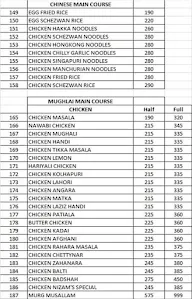 Nizam's The Royal Kitchen menu 4