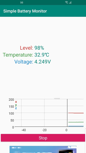 Screenshot Simple Battery Monitor / Meter