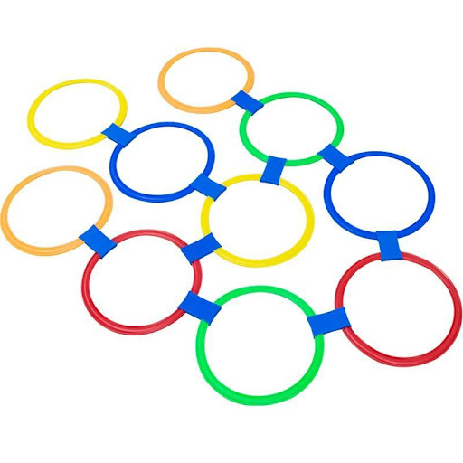 Title 4, Childrens Home Hopscotch Circle Ring Outdoor S...