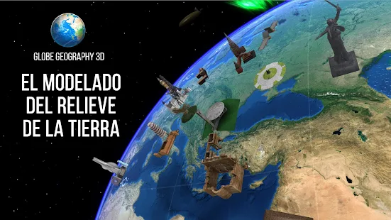  Globe Map 3D VR: miniatura de captura de pantalla  
